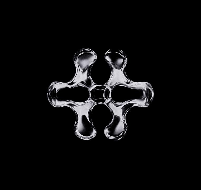 Abstract monochrome project artwork